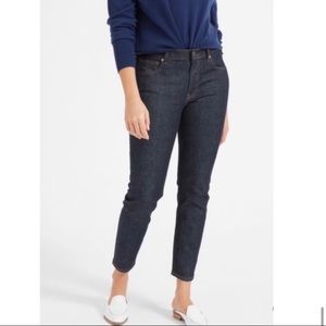 Everlane mid rise dark indigo ankle jean